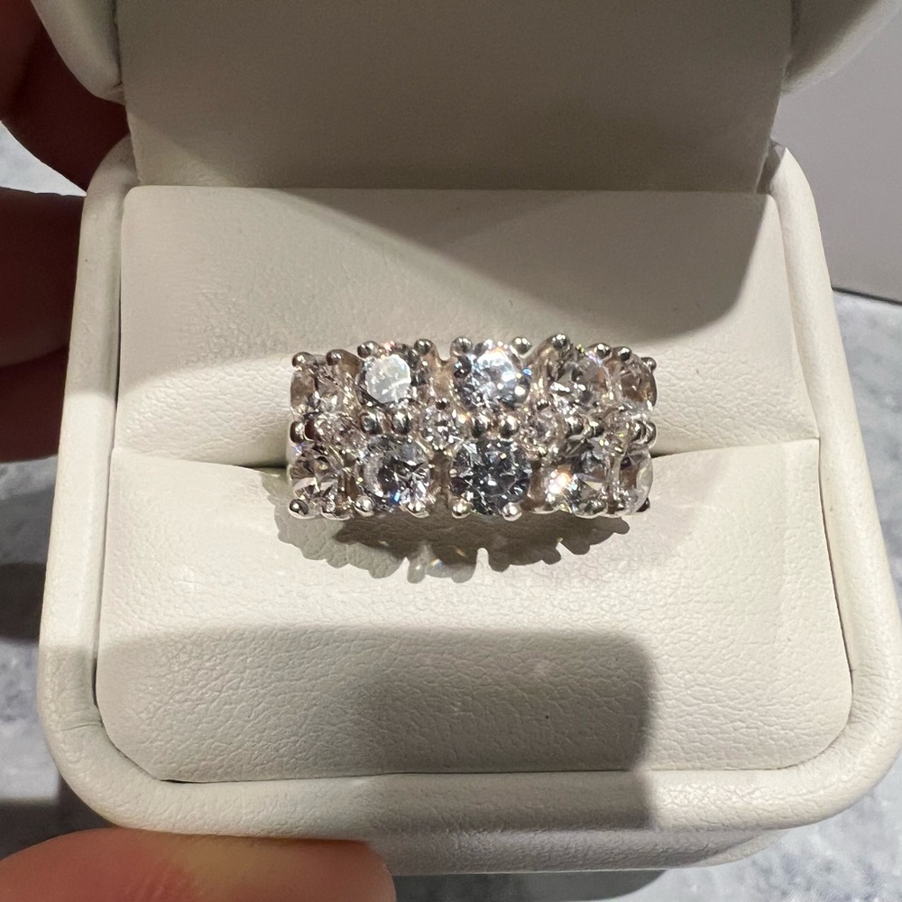 **SOLD** Vintage Sterling CZ Ring